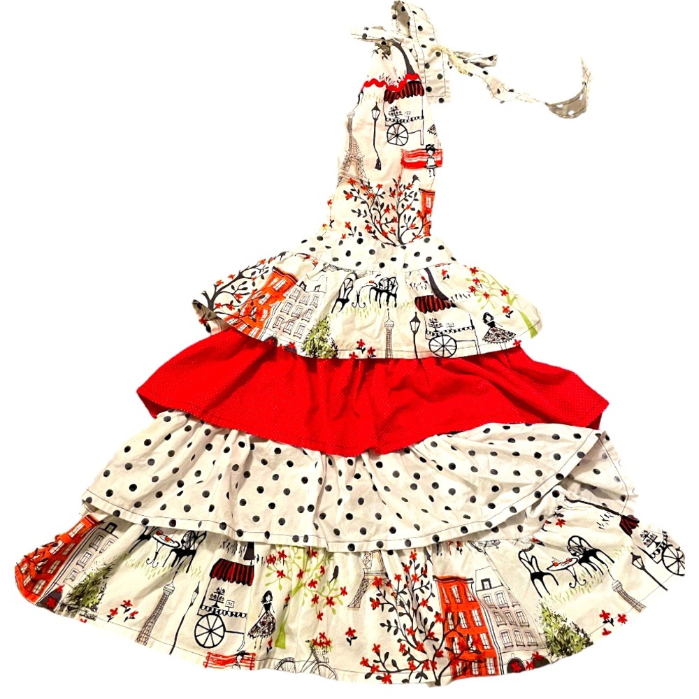 French-Inspired Cotton Apron - Parisian Flair Escape To Paris